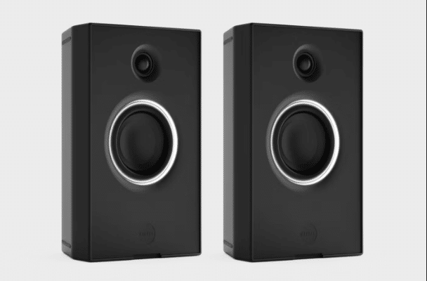 a loudspeaker design consulting project image, a pair of speakers